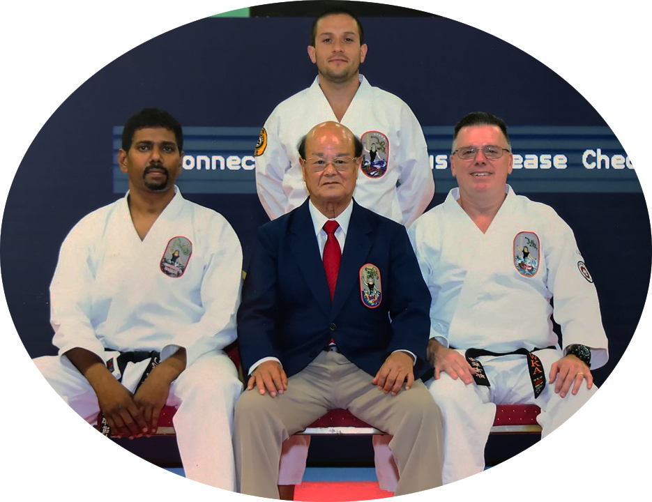 KISHIRO SHIMABUKU SENSEI & IWKA LOGISTICAL TEAM